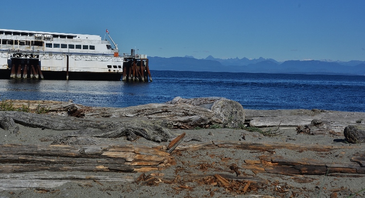 ferry on water